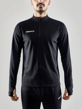Craft Sport Long Sleeve Shirt Evolve Halfzip - durable, made of stretch material - black Men